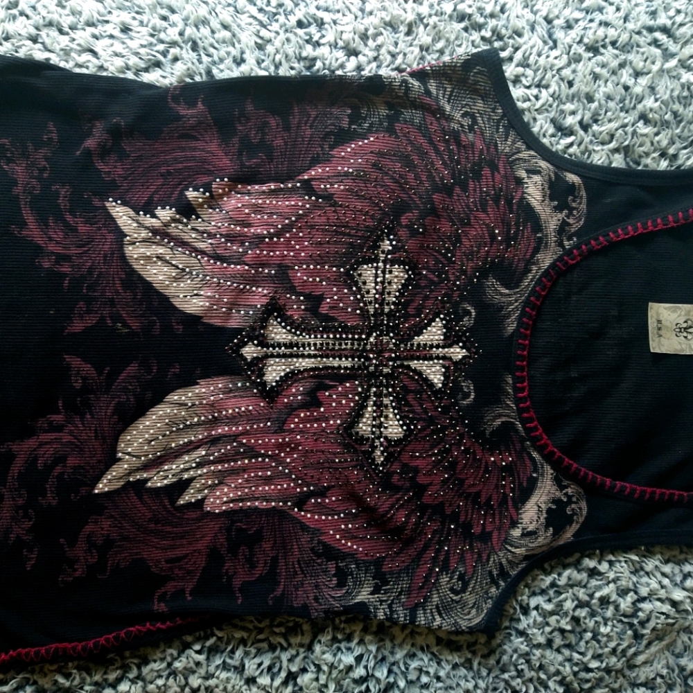 Woman's cross tank